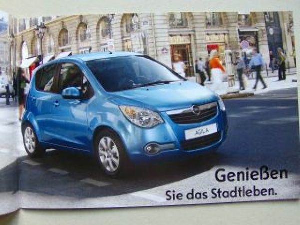 Opel Modellprogramm August 2007 NEU