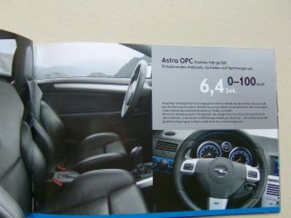 Opel OPC Pure Passion Prospekt Januar 2007 NEU