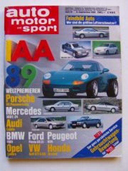ams 19/1989 BMW 850i E31, Fiesta XR2i,525i E34, Z1