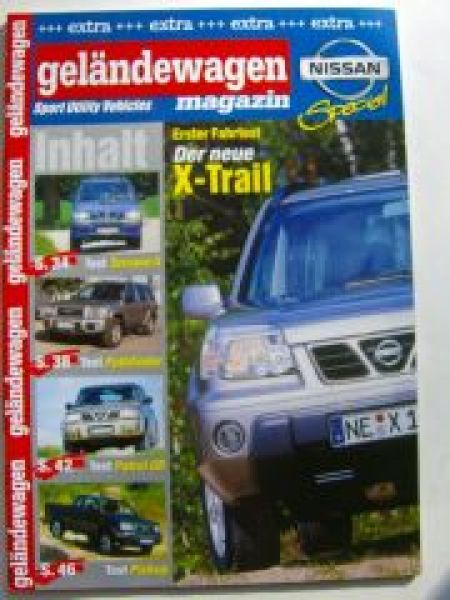 geländewagen magazin Nissan Special X-Trail, Patrol GR