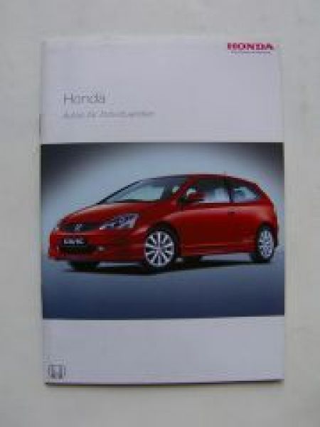 Honda alle Modelle Dezember 2003 +Preisliste