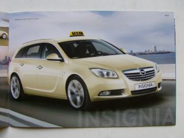 Opel Taxi-Geschäft Prospekt Februar 2008 NEU