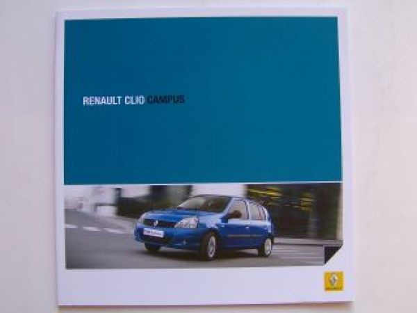 Renault Clio Campus Prospekt Mai 2009 +Preisliste NEU