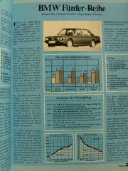 ams Spezial Gebrauchtwagen 1/1982 E12,W123,W116,E23,E21