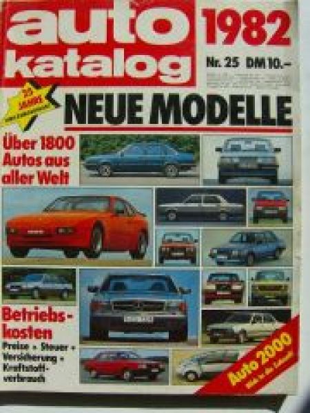 auto katalog 1982