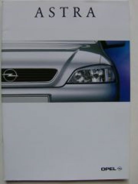 Opel Astra Prospekt Schweiz Januar 2000 NEU