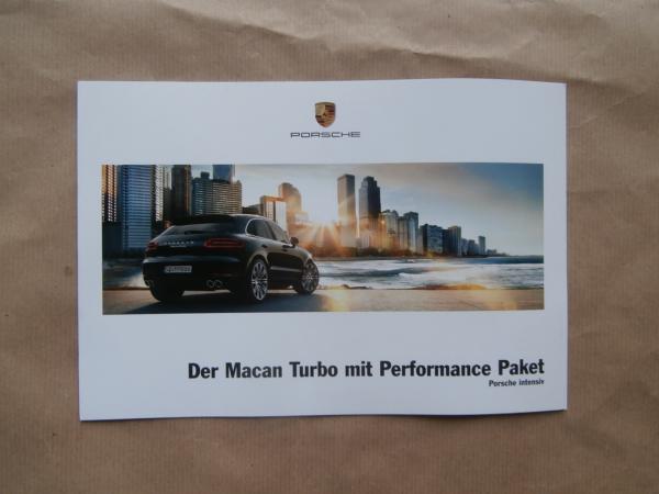 Porsche Macan Turbo (95B) mit Performance Paket September 2016