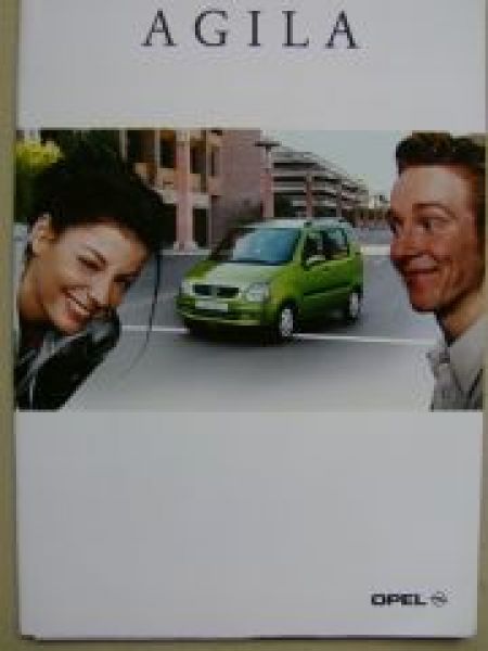 Opel Agila Prospekt Dezember 2000