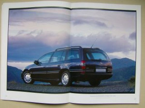 Opel Omega B Caravan Prospekt Januar 1999