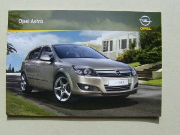 Opel Astra Prospekt Dezember 2008 NEU