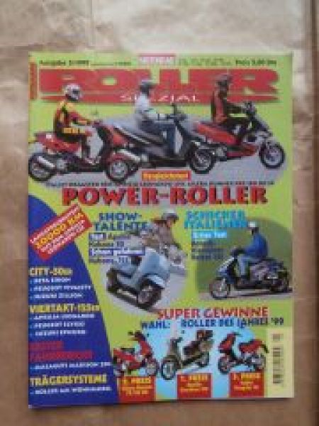 Motorrad Roller Spezial 5/1999 Italjet Dragster 180 vs. Leonardo 250 vs. Gilera Runner FXR 180 DD SP