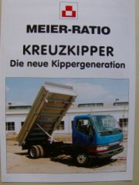 Mitsubishi Kreuzkipper Meier-Ratio Prospekt NEU