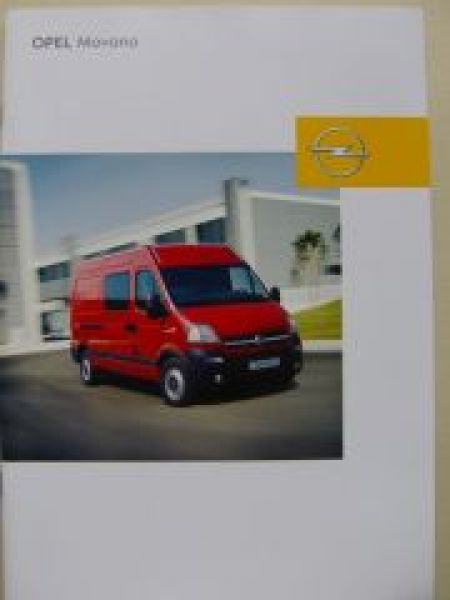 Opel Movano Prospekt September 2004 +Preisliste