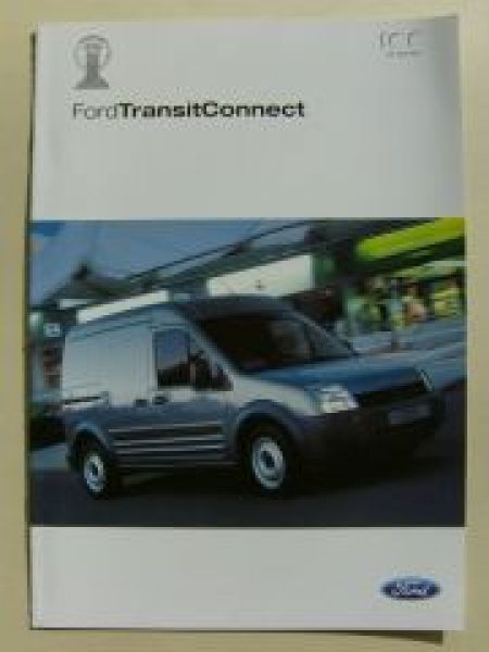 Ford Transit Connect Prospekt September 2003 NEU