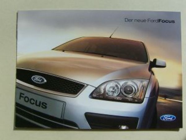 Ford Focus Prospekt neues Modell August 2004 NEU DA3 DB3