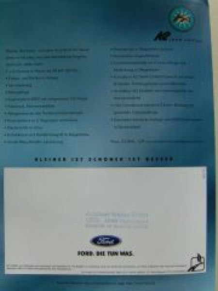 Ford Ka K2 snow edition November 1998