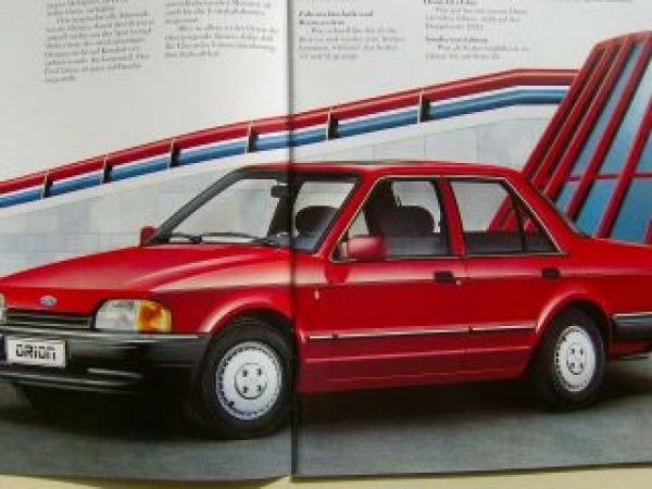 Ford Orion Prospekt November 1987 +Ghia