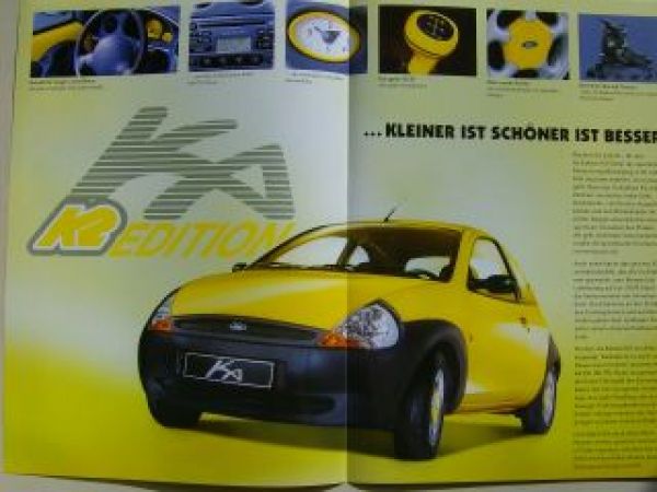 Ford Ka K2 Edition Prospekt April 1998 NEU