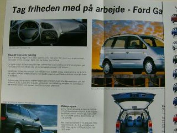 Ford Galaxy Van Dänemark Prospekt NEU