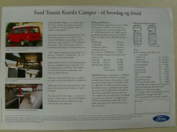 Ford Transit Kombi Camper Dänemark NEU 2/1997