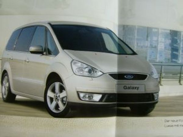 Ford Galaxy Titanium Prospekt Februar 2008 NEU