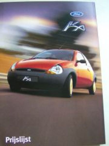 Ford Ka Prijslijst Januar 1999 NEU