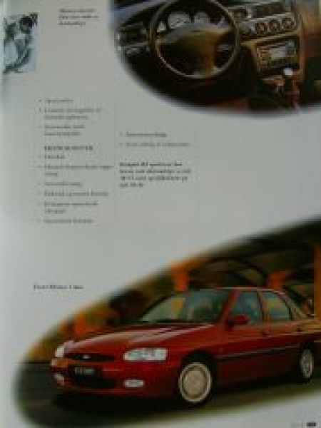 Ford Escort Prospekt Dänemark März 1997