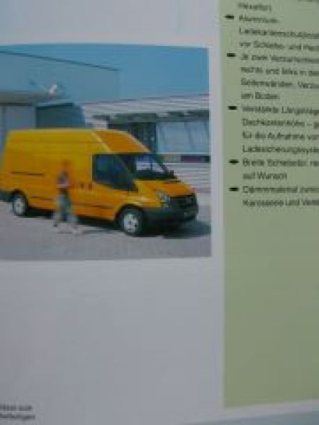 Ford Transit Kastenwagen Prospekt Februar 2006 NEU