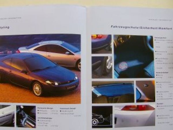 Ford Cougar Zubehör Händler Information Februar 1999