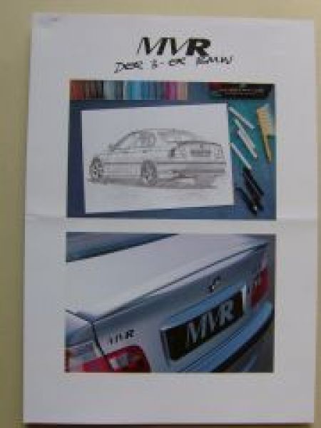 MVR 3er BMW E46 Prospekt Oktober 1999 NEU