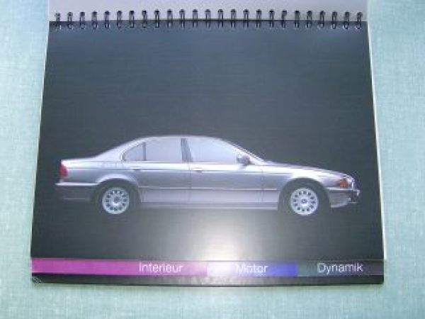 BMW Ringbuch Vorstellung 5er Reihe E39 1995 intern Verkäufer