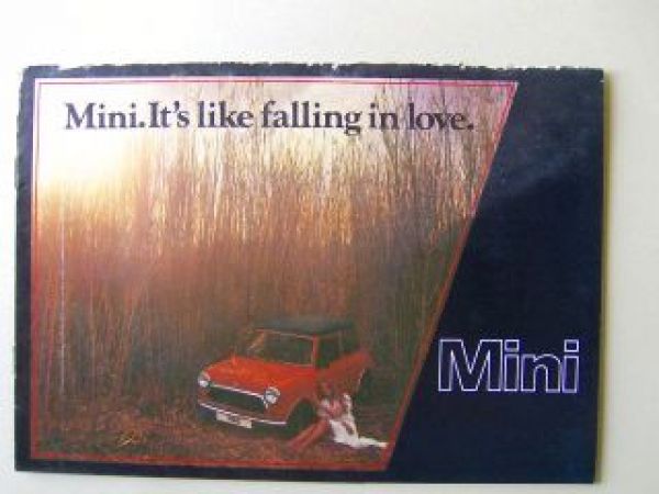 Austin Rover Mini 1000 special Prospekt Oktober 1979 Rarität