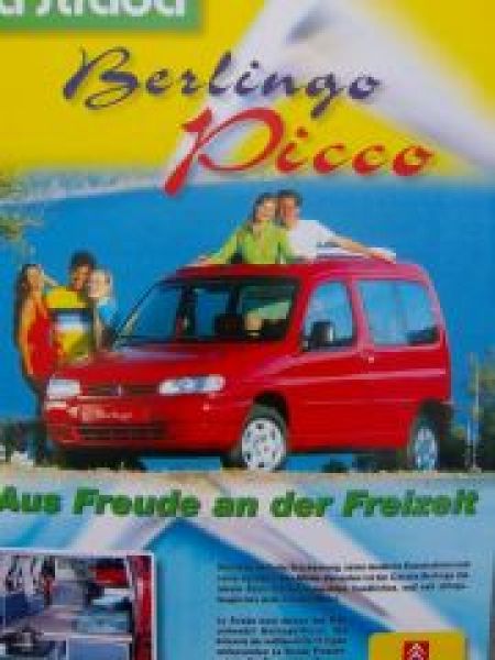la strada Citroen Berlingo Picco Prospektblatt