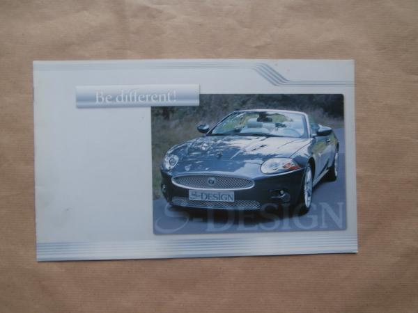 S-Design Jaguar XJ X350, XK8 XKR S-Type X-Type XJ (X300) Kühlerfiguren +Zubehör +Felgen Prospekt 2008