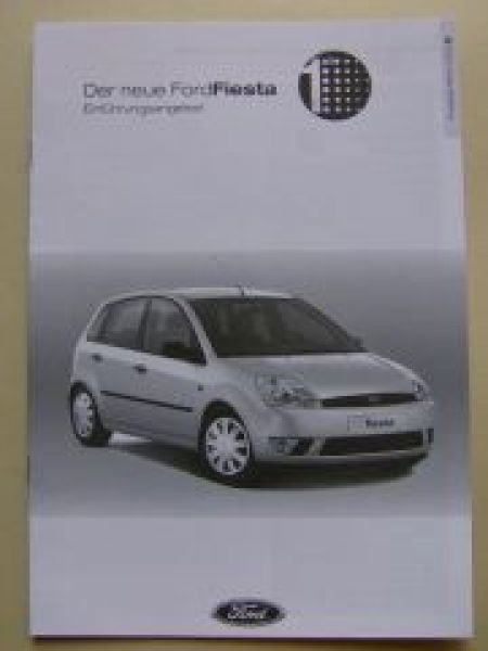 Ford Fiesta 1st Preisliste Dezember 2001