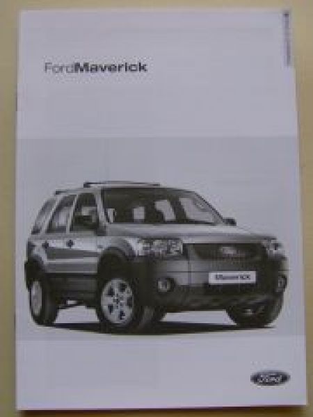 Ford Maverick Preisliste Juli 2004