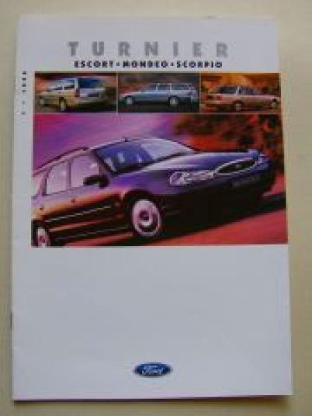 Ford Escort Mondeo Scorpio Turnier Prsopekt Januar 1998