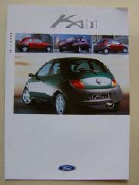 Ford Ka (first) Prospekt Juli 1997 NEU