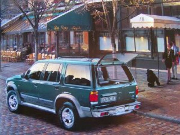 Ford Explorer Prospekt Dezember 1996 +Preisliste NEU