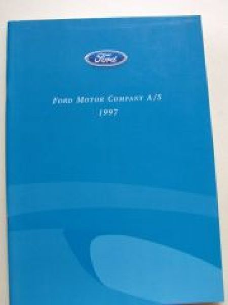 Ford Motor Company Prospekt Dänemark 1997