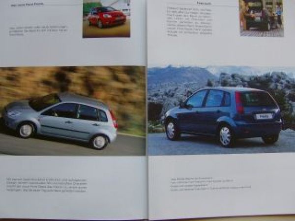 Ford Fiesta Prospekt Poster November 2002 NEU