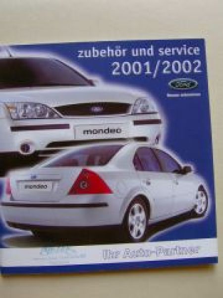 Ford Zubehör & service 2001/2002 NEU