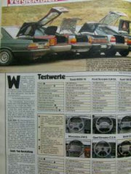 Auto Bild 19/1986 Peugeot 205Cabrio, BMW 525i E28,230E W124