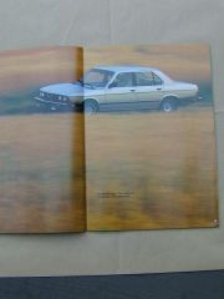 BMW Prospekt 528e 533i USA E28 1983 Rarität