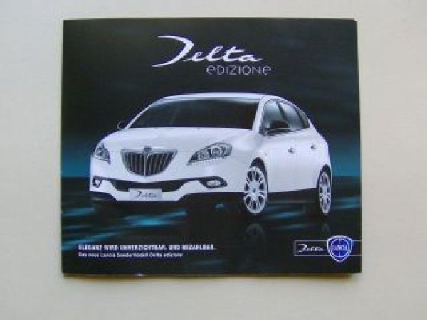 Lancia Delta edizione Sondermodell Prospekt 9/2009 NEU