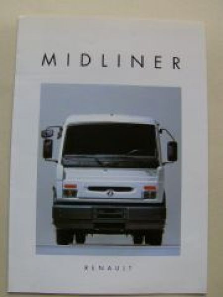 Renault Midliner Prospekt Januar 1996 NEU