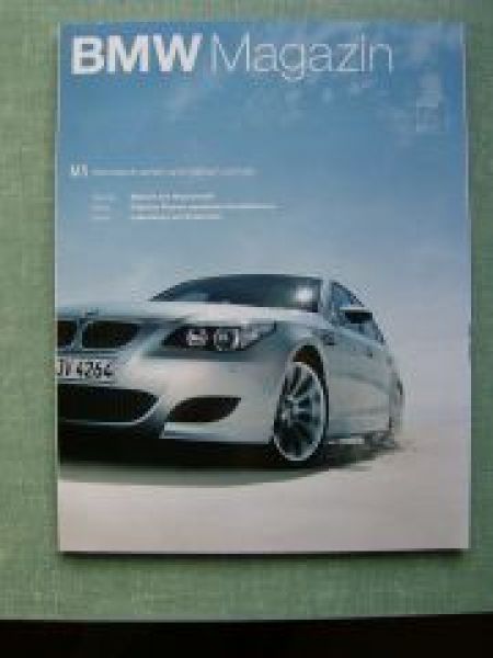 BMW Magazin 4/2004 M5 E60 V10 745h E68 H2R R1150 GS