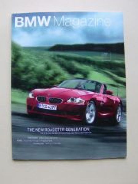 BMW Magazine 1/2006 Z4 M Roadster E85,X3,M3GTR,Glas 3000 V8