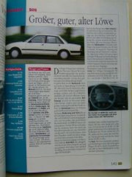 ADAC Special Gebrauchtwagen 1995 E34 E32,B4,E30, Y10,Golf2