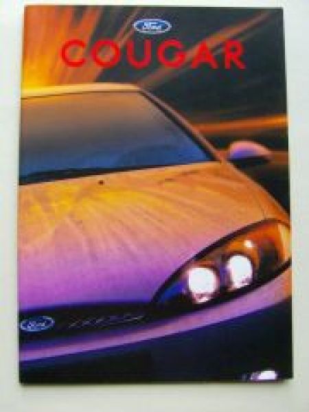 Ford Cougar Prospekt +Preisliste Niederlande Dezember 1998